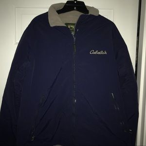 Men’s Medium navy blue rain resistant jacket